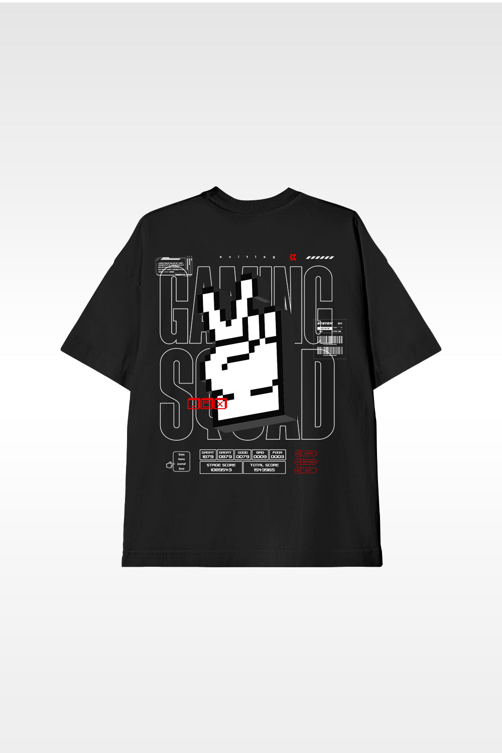 Camiseta Oversized Gaming Squad - ExitLag Store