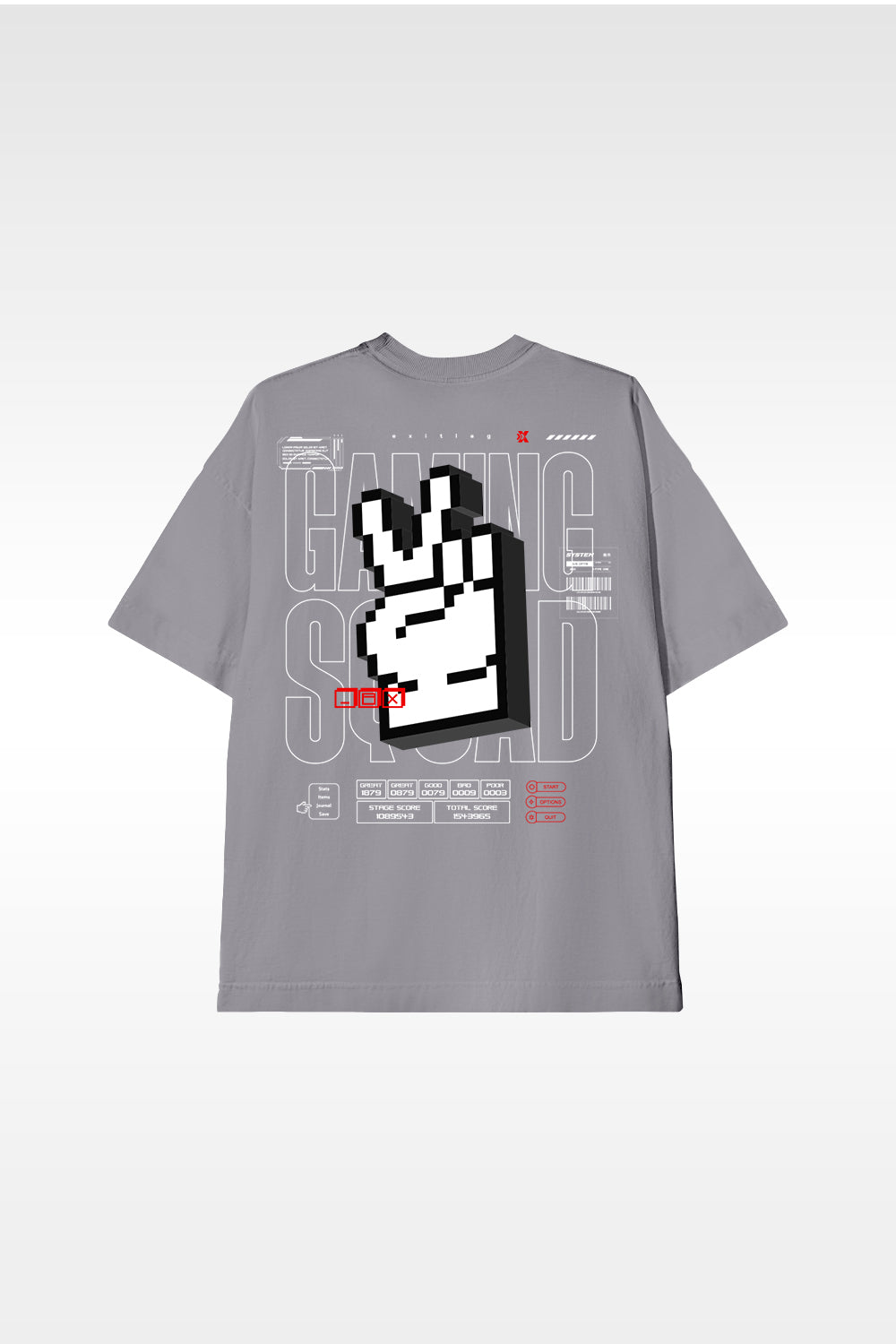 Camiseta Oversized Gaming Squad - ExitLag Store