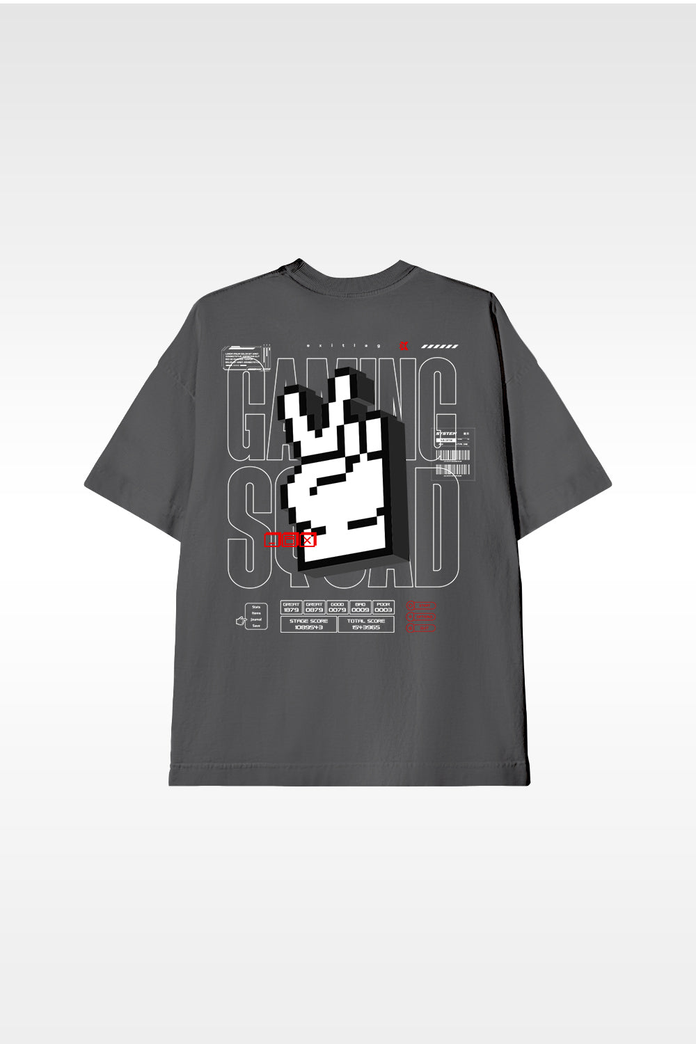 Camiseta Oversized Gaming Squad - ExitLag Store