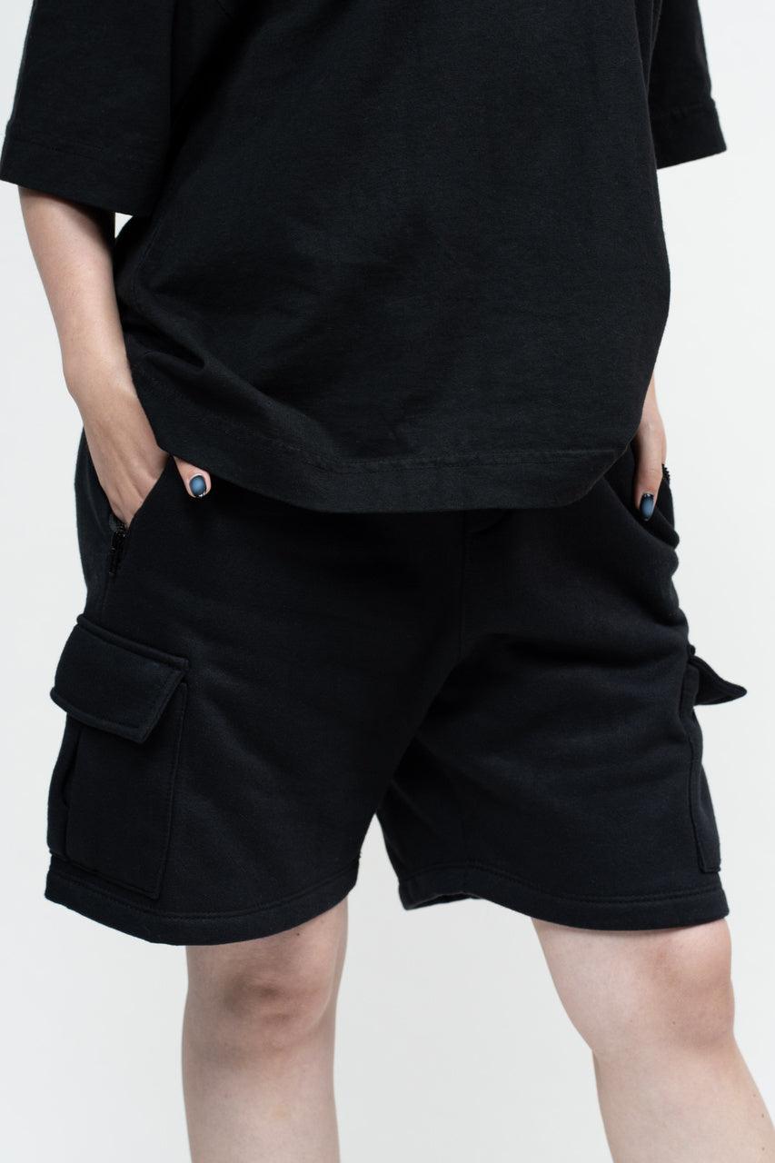 Bermuda Moletom Cargo