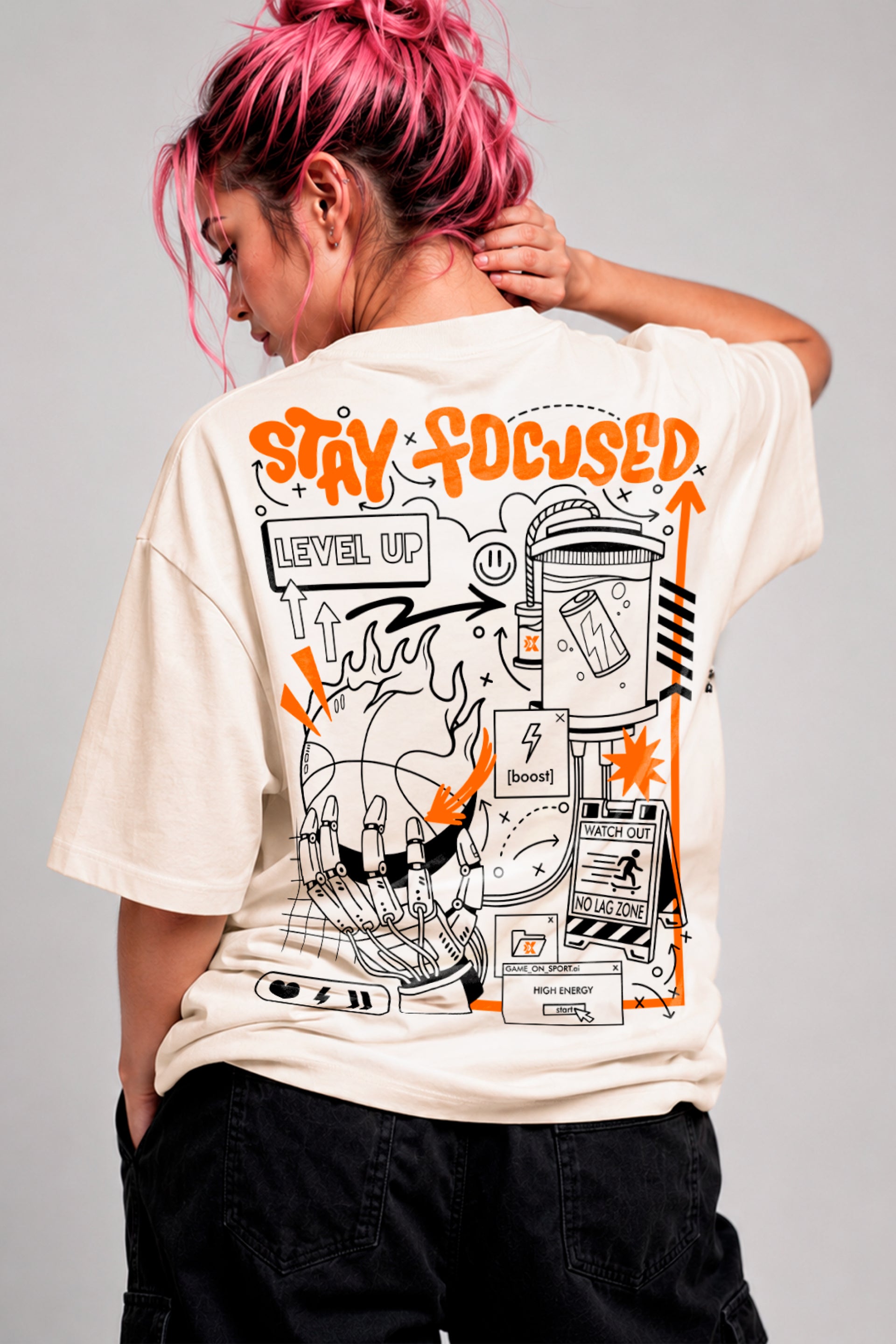 Camiseta Drop "Game On" Versão "Esporte"