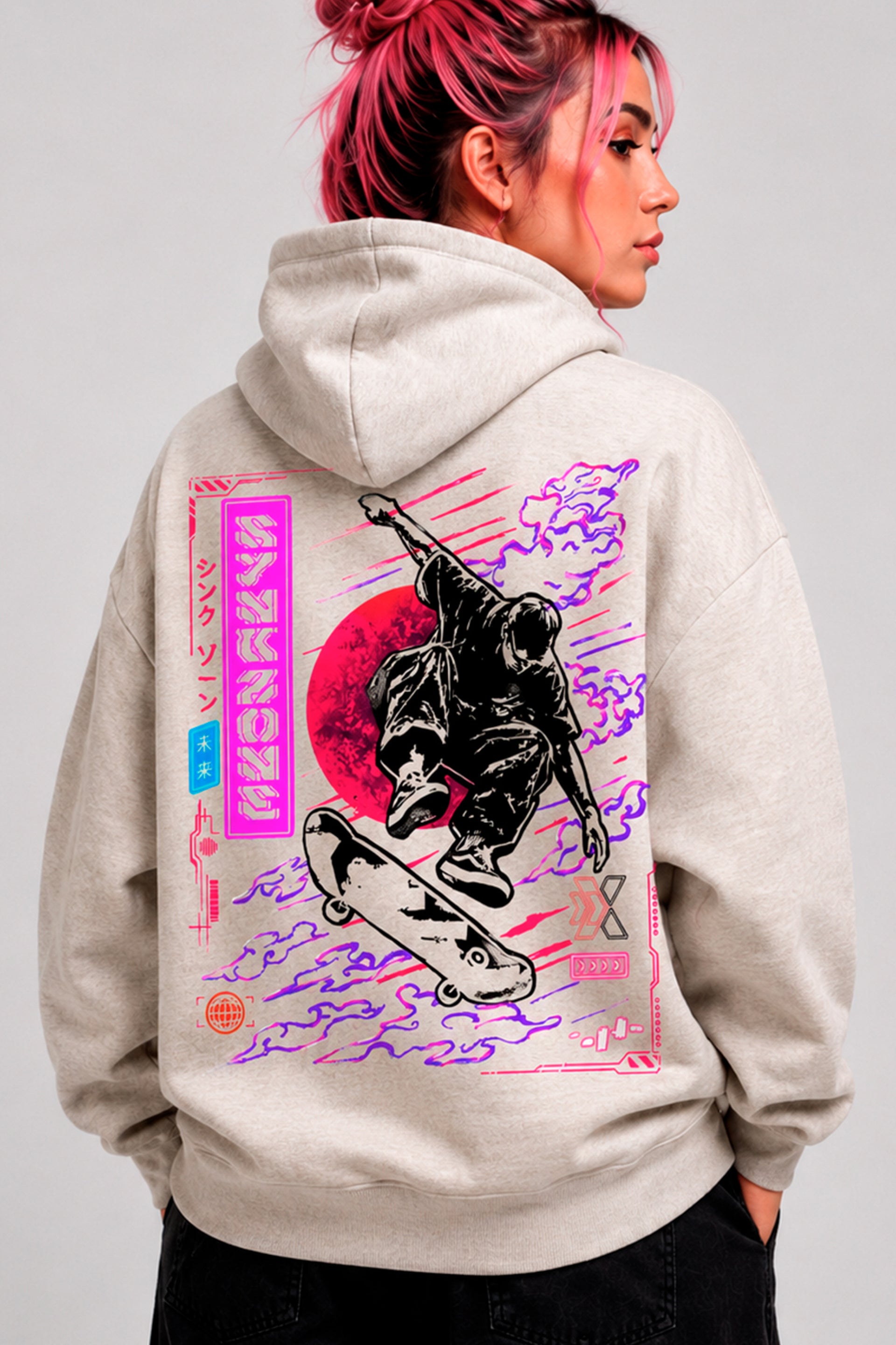 Blusa de Moletom Oversized "SynkZone"