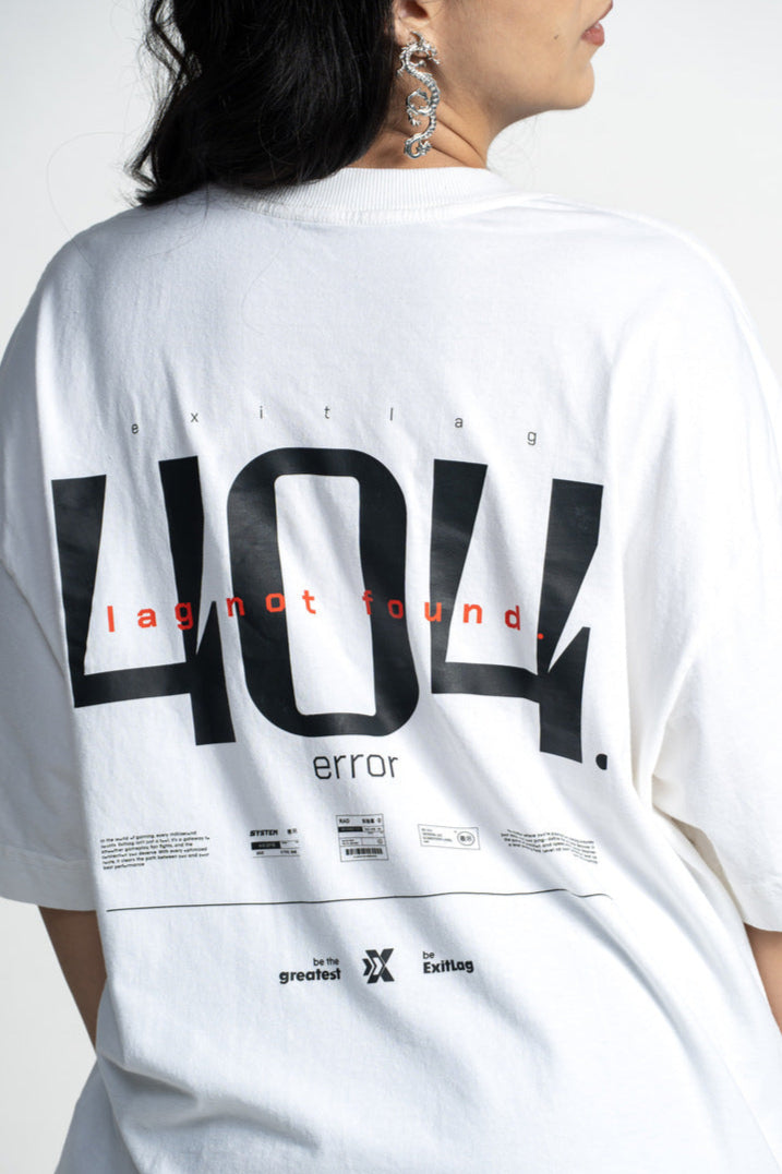 Camiseta OverSized Boxy 404 Error - ExitLag Store