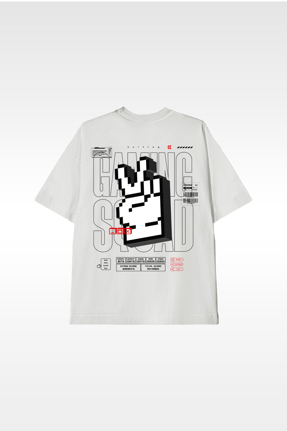 Camiseta Oversized Gaming Squad - ExitLag Store