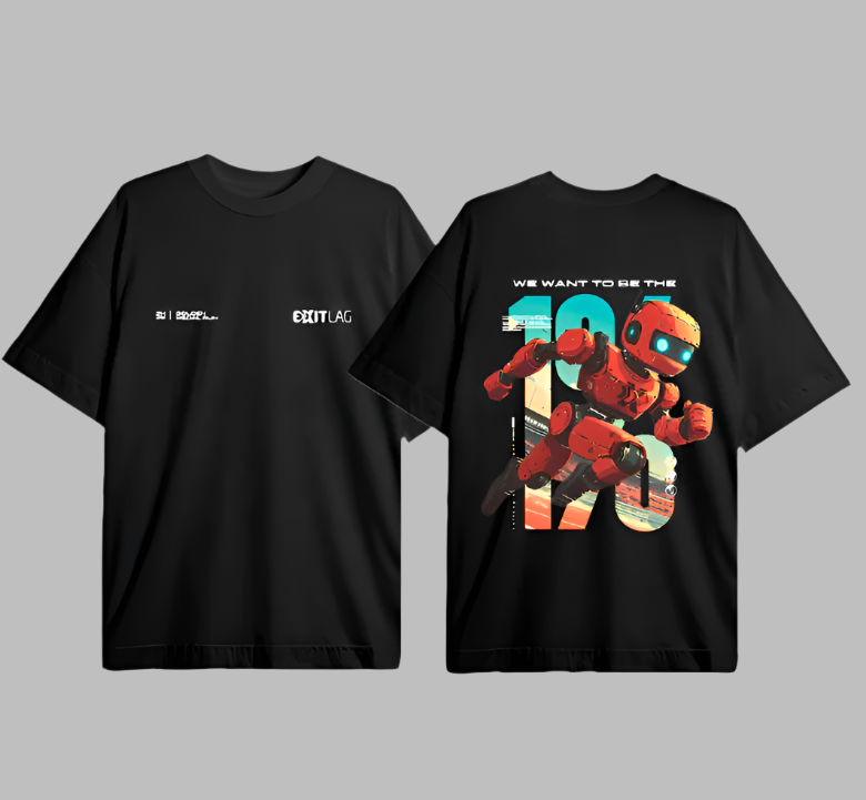 Camiseta StreetPremium - ExitLag Gold Medal Run 2K25. - ExitLag Store