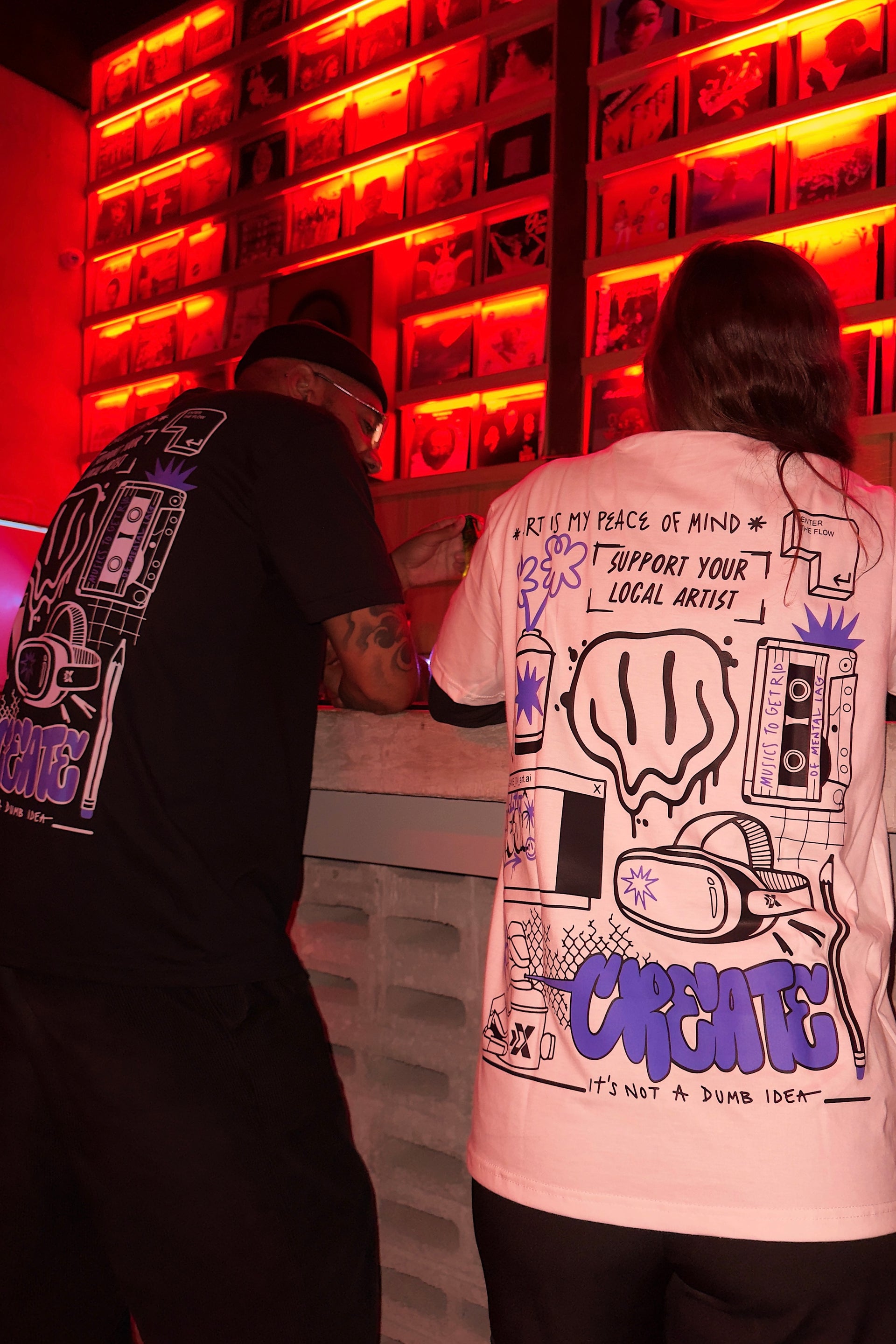 Camiseta Casual Drop "Game On" Versão "Artes"