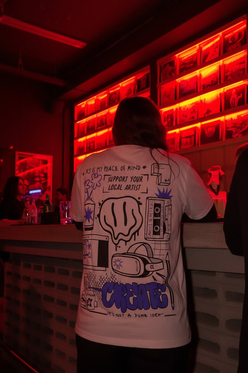 Camiseta Drop "Game On" Versão "Artes"
