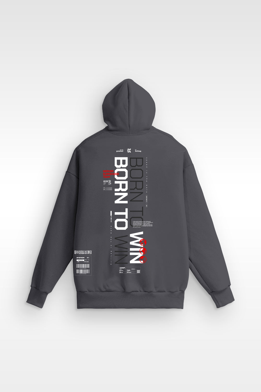 Moletom Boxy Born to Win - ExitLag Store