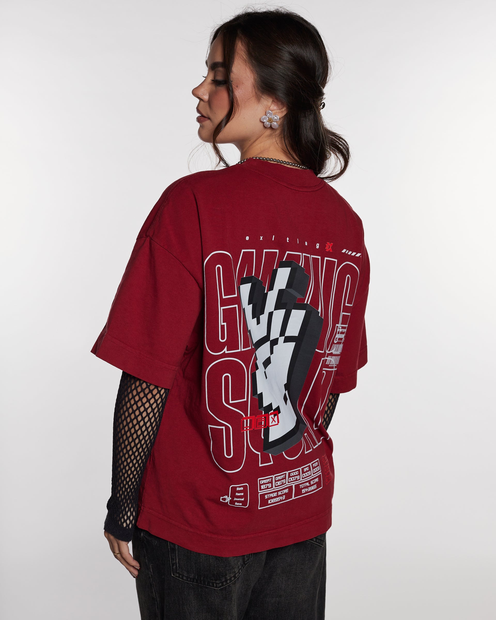Camiseta OverSized Boxy Gaming Squad